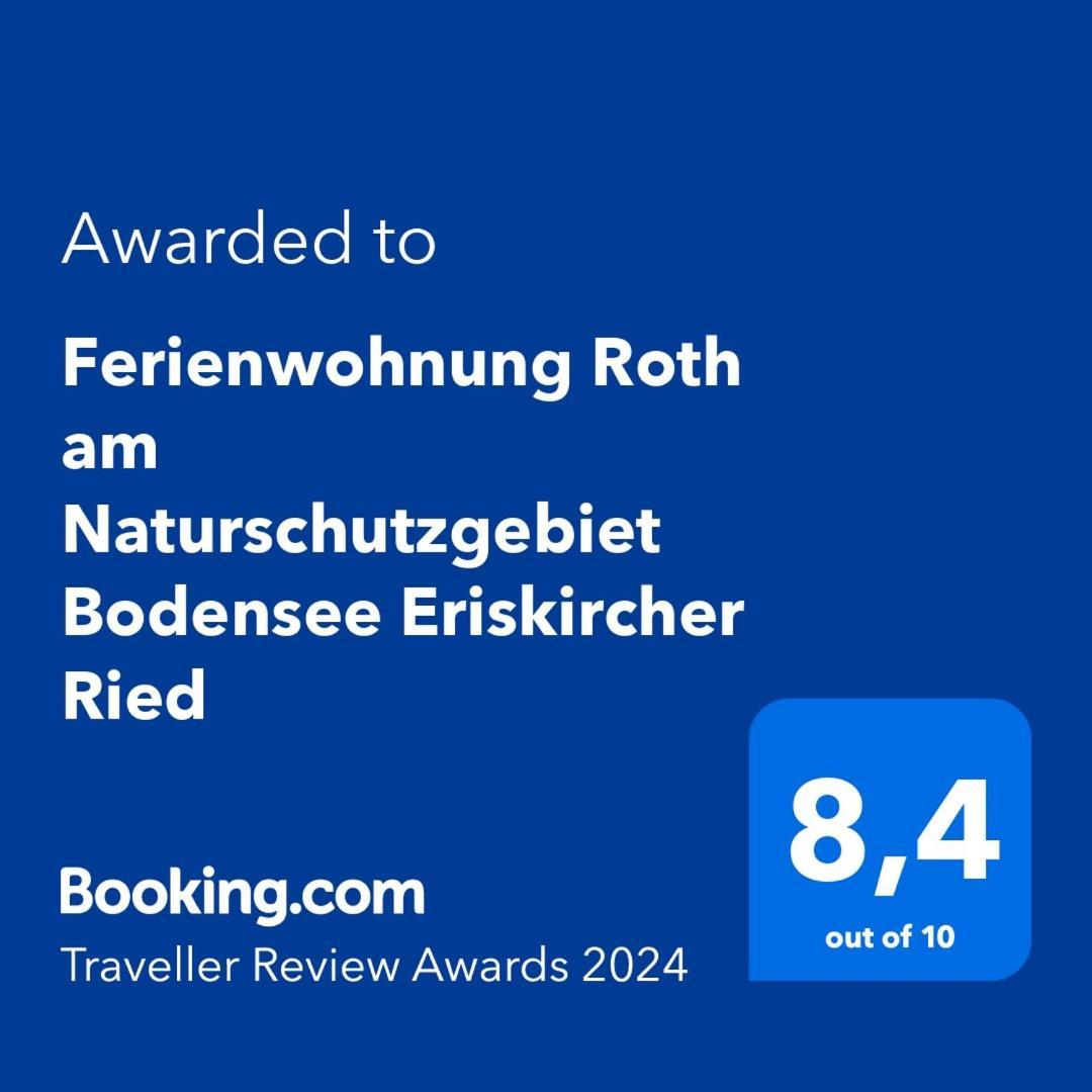 Ferienwohnung Roth Am Naturschutzgebiet Bodensee Eriskircher Ried Bagian luar foto